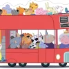 Ravensburger - Peppa Pig London Bus Shaped Giant Floor Puzzle - 24 Piece Jigsaw Puzzle Sale