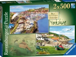 Ravensburger - Picturesque Yorkshire - 2 x 500 Piece Jigsaw Puzzles Sale