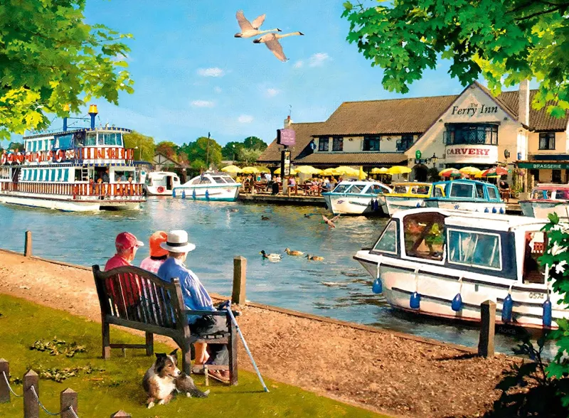 Ravensburger - Picturesque Norfolk - 2 x 500 Piece Jigsaw Puzzles Discount
