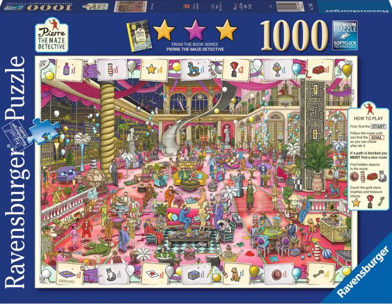 Ravensburger - Pierre the Maze Detective - 1000 Piece Jigsaw Puzzle Online