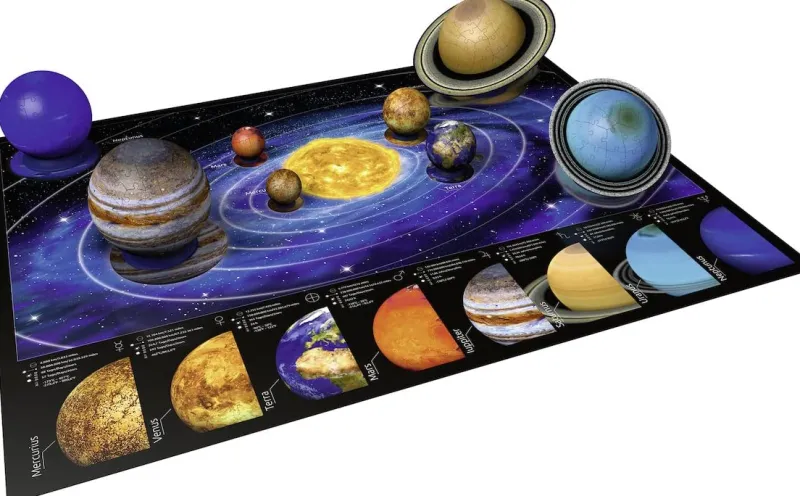 Ravensburger - Planetary Solar System 522 Piece 3D Jigsaw Puzzle Discount