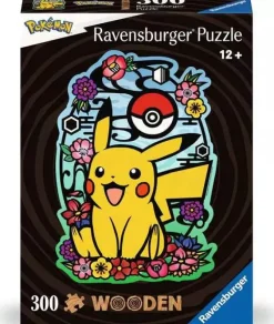 Ravensburger - Pokemon Pikachu - 300 Piece Wooden Jigsaw Puzzle Clearance