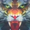 Ravensburger - Polygon Lion - 500 Piece Jigsaw Puzzle New