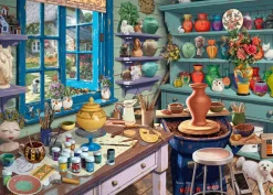 Ravensburger - Pottery Studio Sanctuary - 500 Piece Large Format Hot