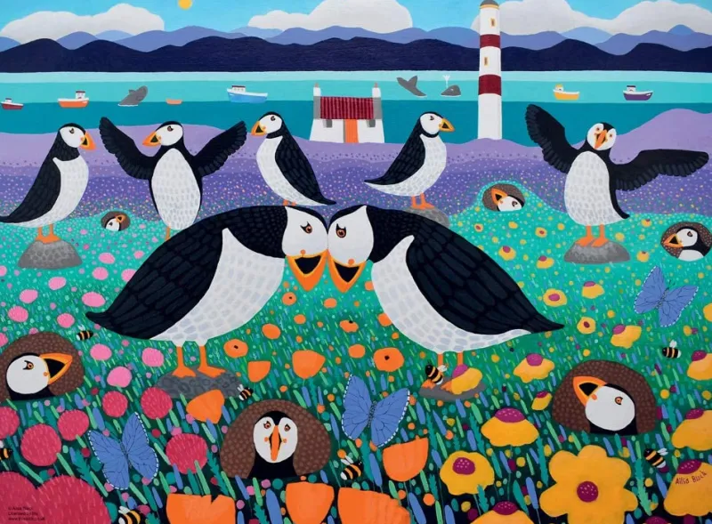 Ravensburger - Puffinry - 500 Piece Jigsaw Puzzle Online