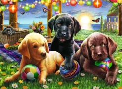 Ravensburger - Puppy Picnic XXL - 100 Piece Jigsaw Puzzle Clearance