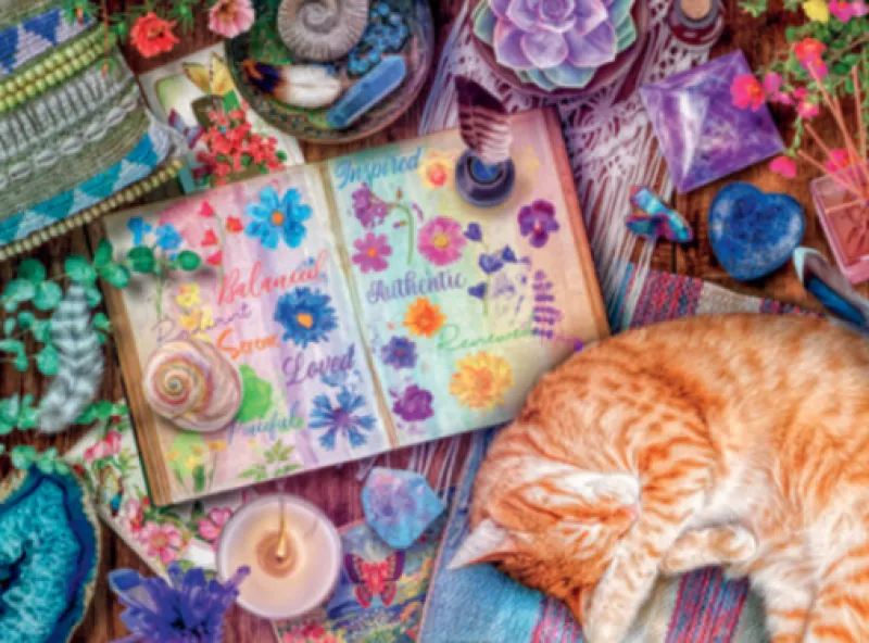 Ravensburger - Purrfect Peace - 500 Piece Jigsaw Puzzle Hot