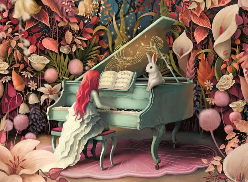 Ravensburger - Rabbit Recital - 500 Piece Jigsaw Puzzle Clearance