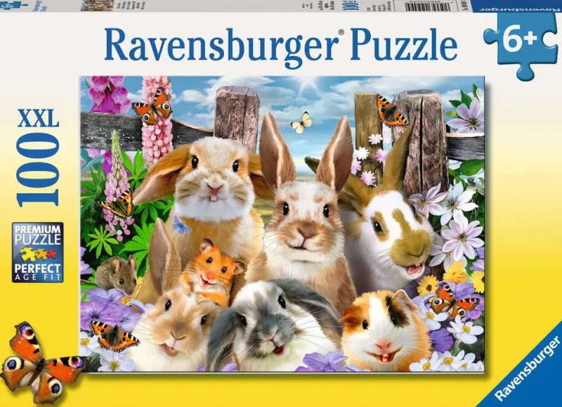 Ravensburger - Rabbit Selfie - XXL 100 Piece Jigsaw Puzzle Discount