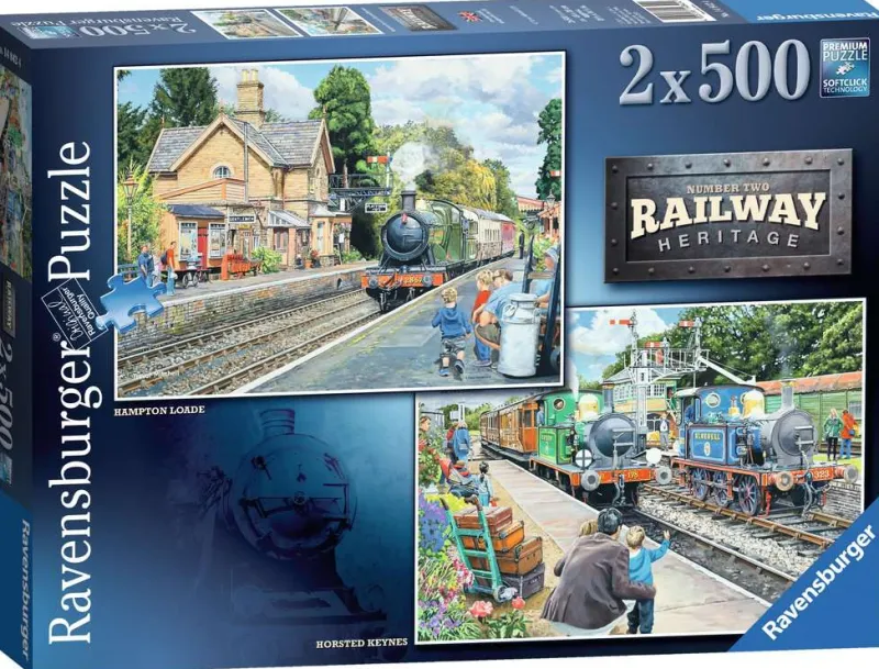 Ravensburger - Railway Heritage No 2 - 2 x 500 Piece Jigsaw Puzzles Best