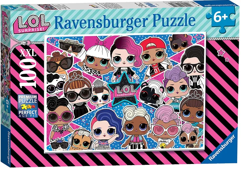 Ravensburger 12882 LOL Surprise XXL 100 piece Jigsaw Puzzle, Fashion
