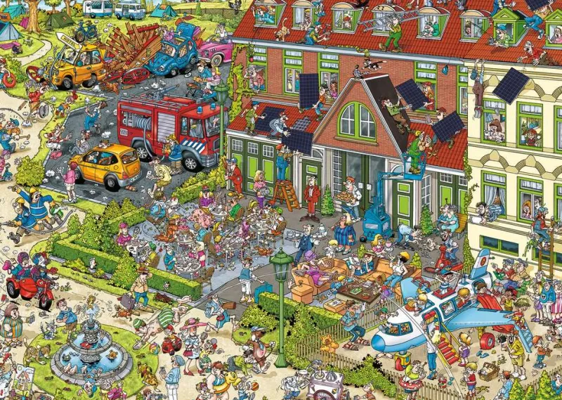 Ravensburger - Ray’s comic Series – The Hotel - 1000 Piece Jigsaw Puzzle Fashion