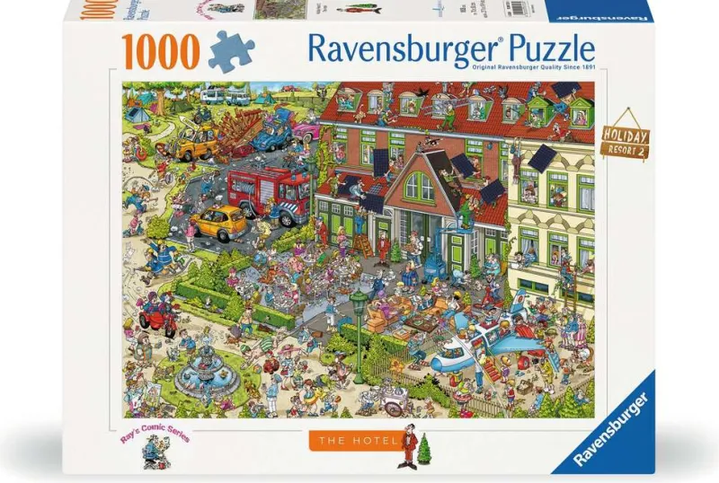 Ravensburger - Ray’s comic Series – The Hotel - 1000 Piece Jigsaw Puzzle Fashion