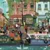 Ravensburger - Riverside Town - 1000 Piece Jigsaw Puzzle Outlet