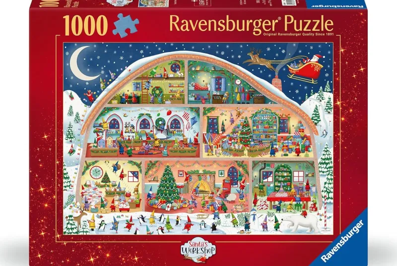 Ravensburger - Santa’s Workshop - 1000 Piece Jigsaw Puzzle Online