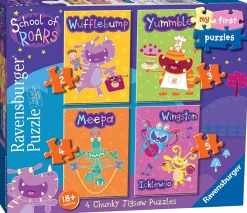 Ravensburger 3020 School Of Roars First Jigsaw Puzzles (2, 3, 4 & 5 piece) Fashion