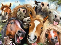 Ravensburger - Selfies - Horsing Around - 500 Piece Jigsaw Puzzle Clearance