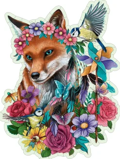 Ravensburger - Shaped Fox - 150 Piece Wooden Jigsaw Puzzle Clearance