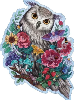 Ravensburger - Shaped Owl - 150 Piece Wooden Jigsaw Puzzle Outlet