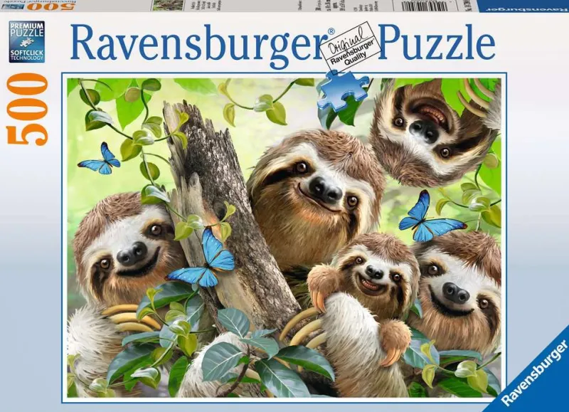 Ravensburger - Sloth Selfie - 500 Piece Jigsaw Puzzle Online