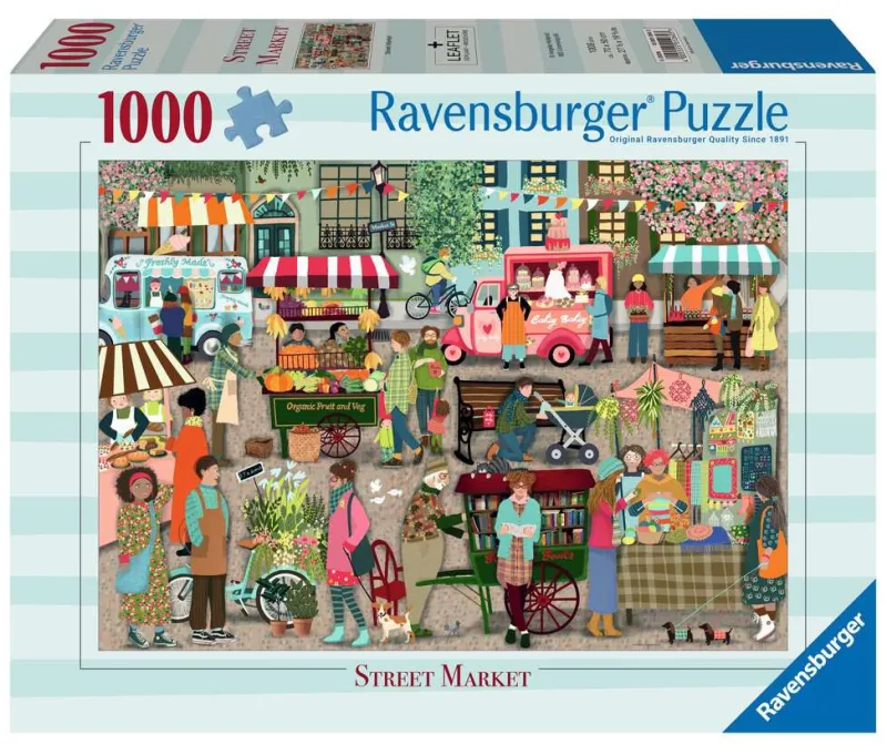Ravensburger - Street Market - 1000 Piece Jigsaw Puzzle Hot