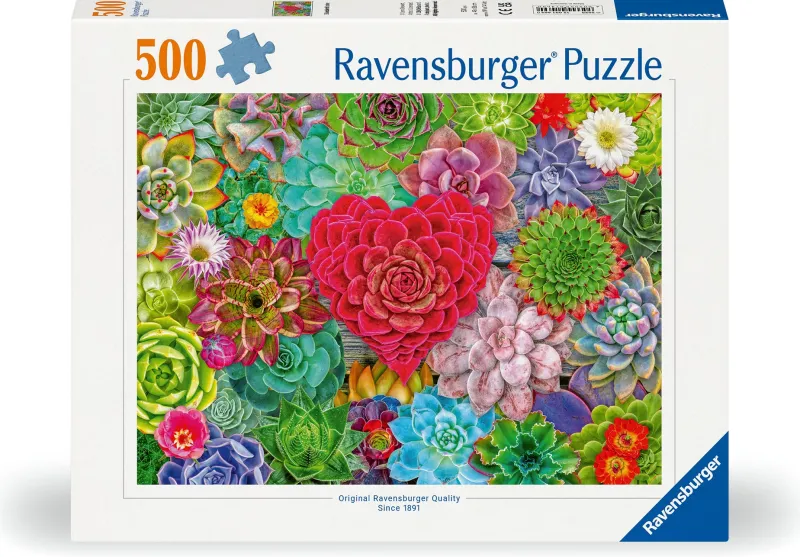 Ravensburger - Succulent Love - 500 Piece Best