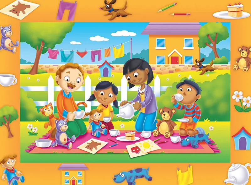 Ravensburger 3059 Tea Party My First 16 Piece Jigsaw Puzzles New