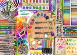 Ravensburger - The Artist’s Palette - 500 Piece Large Format Jigsaw Puzzle Online