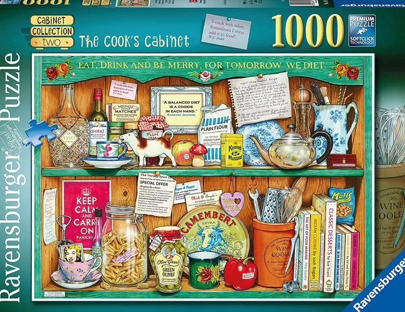 Ravensburger - The Cabinet Collection, Cook's Cabinet - 1000 Piece Jigsaw Puzzle Best
