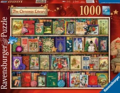 Ravensburger - The Christmas Library - 1000 Piece Jigsaw Puzzle Fashion