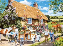 Ravensburger - The Country Cottage - 100 Piece Jigsaw Puzzle Fashion