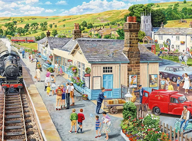 Ravensburger - The Country Station - 100 Piece Jigsaw Puzzle Clearance