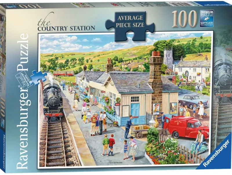 Ravensburger - The Country Station - 100 Piece Jigsaw Puzzle Clearance