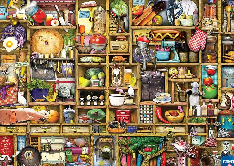 Ravensburger - The Curious Cupboard No.1 - The Kitchen Cupboard - 1000 Piece Jigsaw Puzzle Fashion