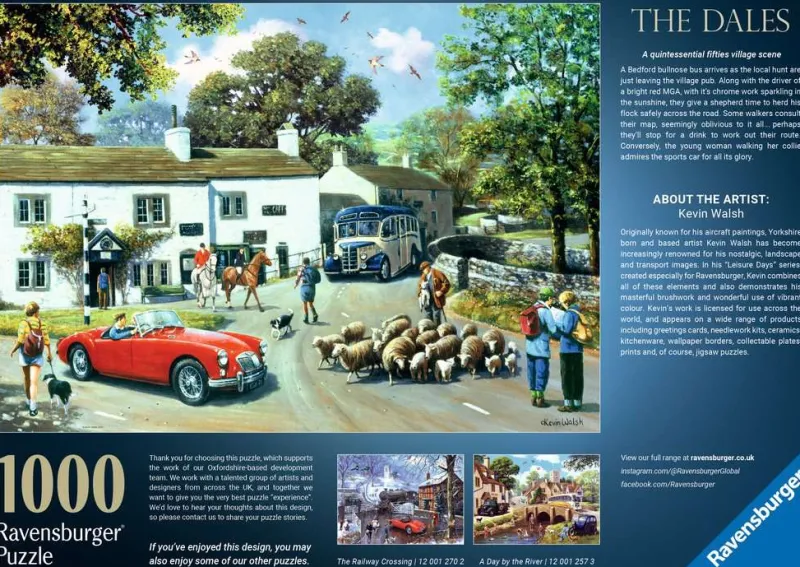 Ravensburger - The Dales - 1000 Piece Jigsaw Puzzle Hot