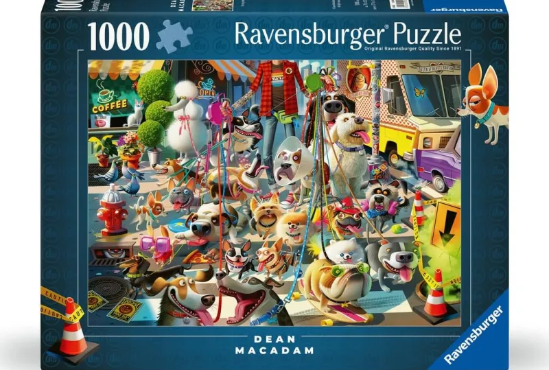 Ravensburger - The Dog Walker - 1000 Piece Jigsaw Puzzle New