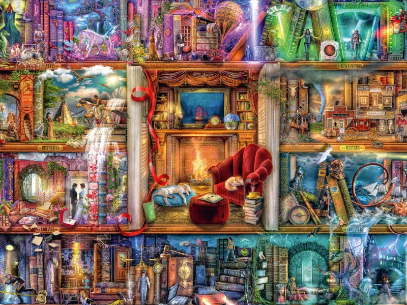 Ravensburger - The Grand Library - 1500 Piece Jigsaw Puzzle Clearance