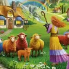 Ravensburger - The Happy Sheep Yarn Shop - 1000 Piece Jigsaw Puzzle Clearance