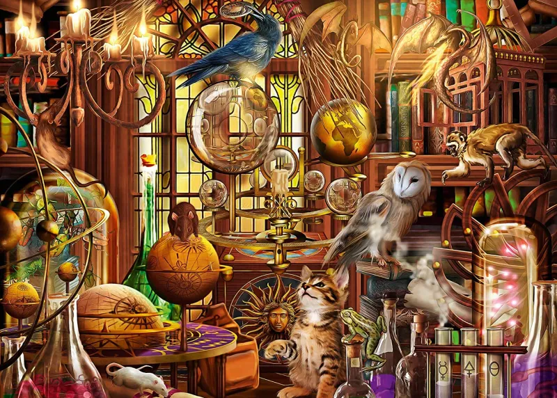 Ravensburger - The Magicians Study - 1000 Piece Jigsaw Puzzle Best