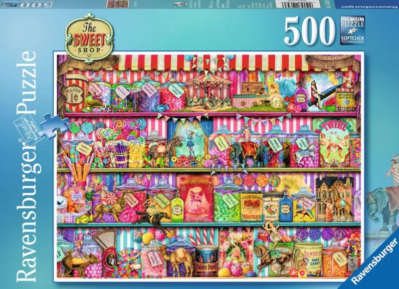 Ravensburger - The Sweet Shop - 500 Piece Jigsaw Puzzle New