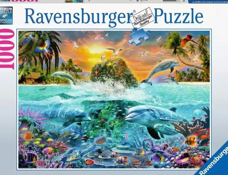 Ravensburger - The Underwater Island - 1000 Piece Jigsaw Puzzle Online