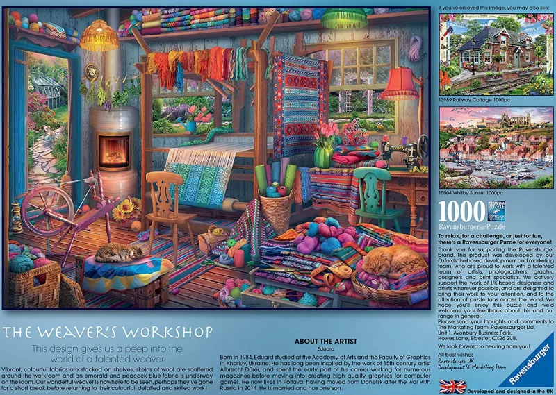 Ravensburger - The Weaver's Workshop - 1000 Piece Jigsaw Puzzle Discount