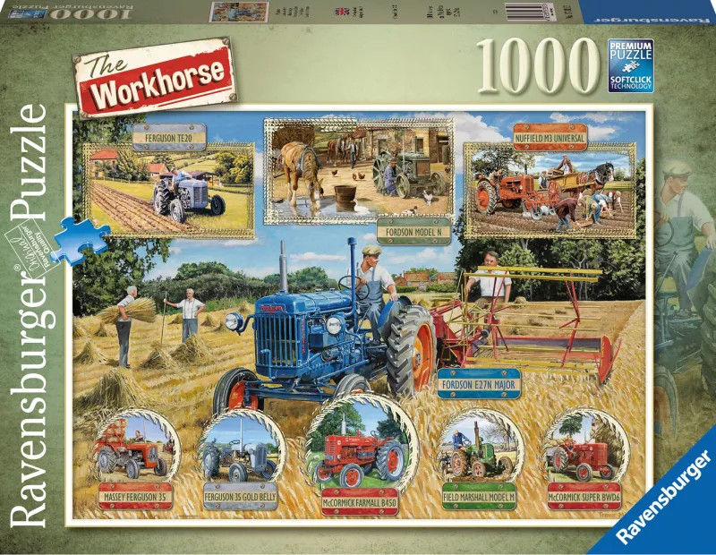 Ravensburger - The Workhorse - 1000 Piece Jigsaw Puzzle Online