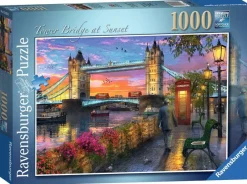 Ravensburger - Tower Bridge at Sunset - 1000 Piece Jigsaw Puzzle Sale