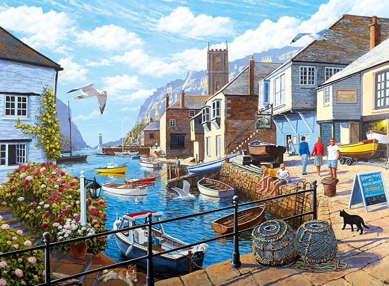 Ravensburger - Tranquil Harbour - 500 Piece Jigsaw Puzzle Online