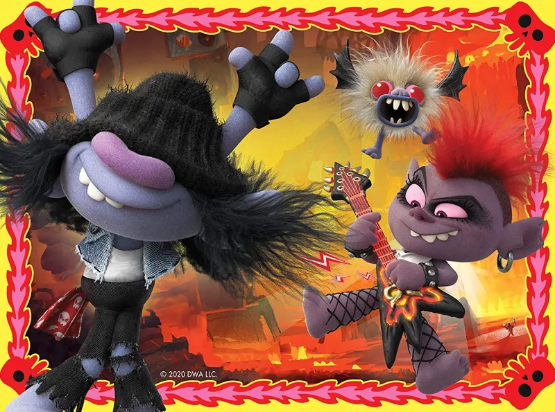 Ravensburger - Trolls 2 World Tour, 4 in Box - 12, 16 ,20 and 24 Piece Jigsaw Puzzles Discount
