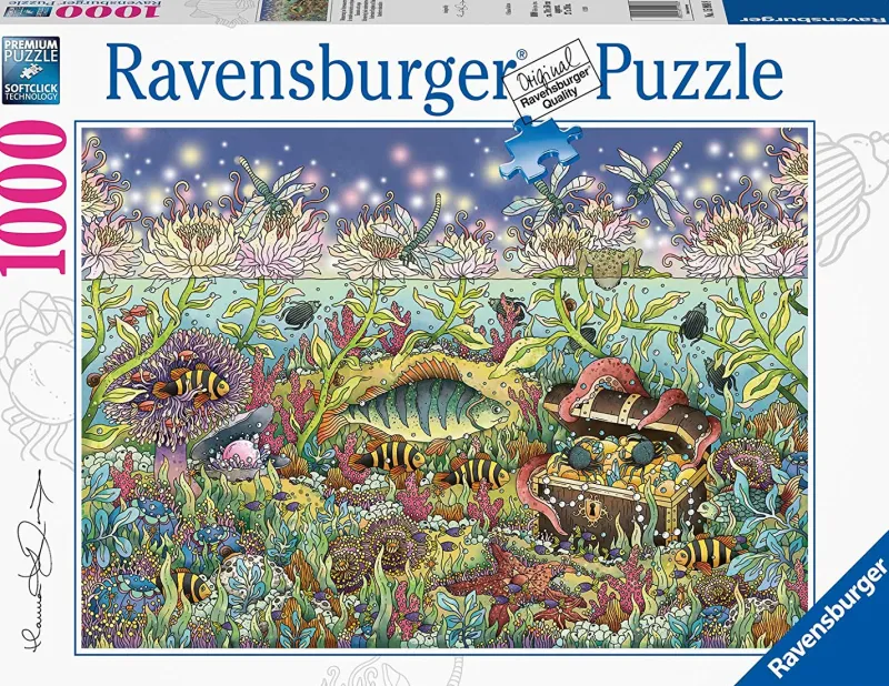 Ravensburger 15988 Underwater Kingdom At Dusk 1000pc Jigsaw Puzzle Hot