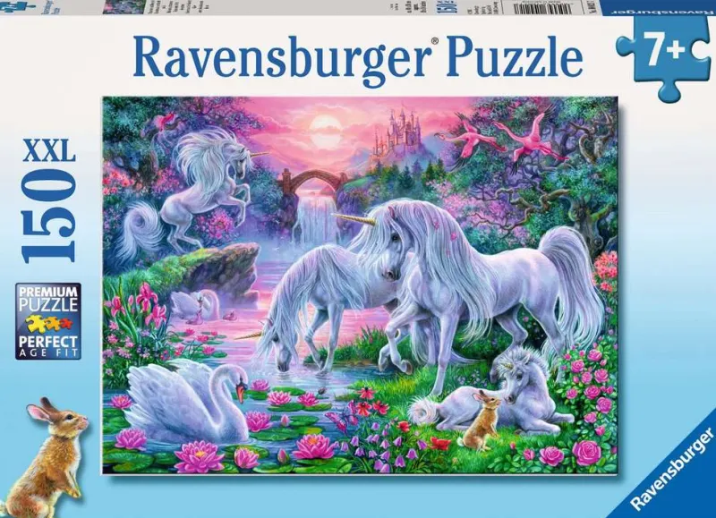 Ravensburger - Unicorns in Sunset Glow - 150 XXL Piece Jigsaw Puzzle New