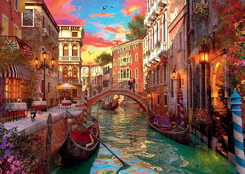 Ravensburger - Venice Romance - 1000 Piece Jigsaw Puzzle New