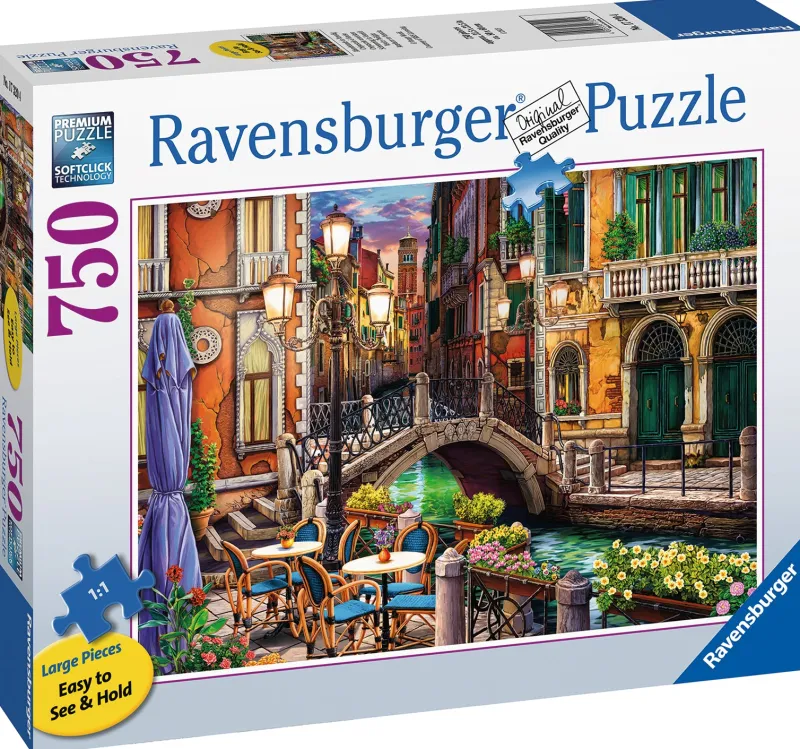 Ravensburger - Venice Twillight - 750 Piece Large Format Jigsaw Puzzle New